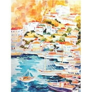 28 x 40 in. Harbour Flag Canvas House Size