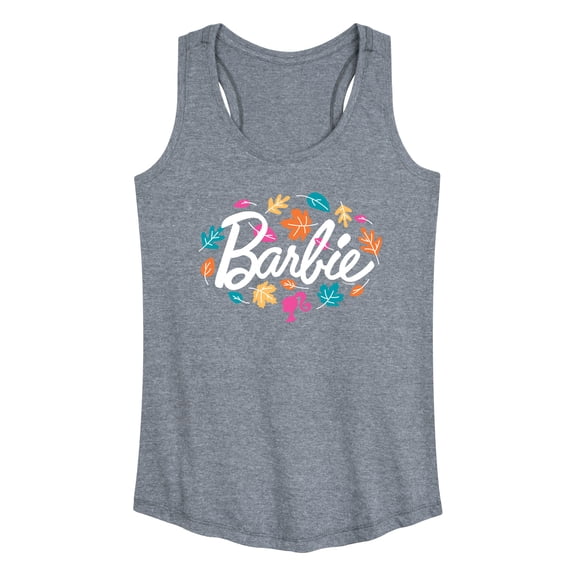Barbie - Fall Leaves - Multi Colored Leaf - Women's Racerback Tank Top