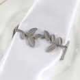 thumbnail image 1 of Rond de Serviette Plat Vintage en Argent, Set de 4, 1 of 4