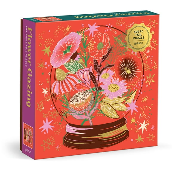 Flower Gazing 500 Piece Foil Puzzle (Jigsaw)
