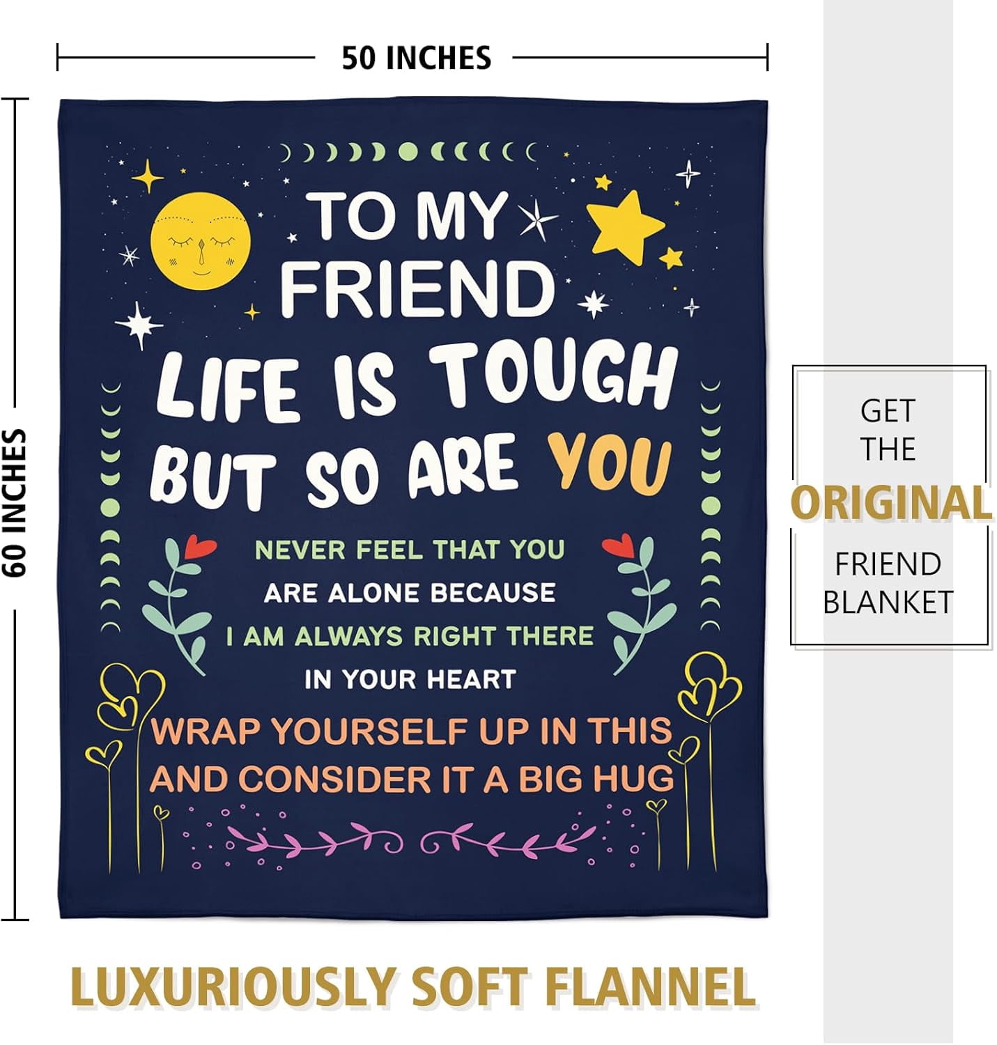Best Friend Birthday Gifts for Women, Friendship Gifts for Women, Soul Sister, BBF, Bestie, Gift for Friends Female, to My Friend Blanket