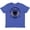 Retro Heather Royal, variant on Inktastic Class of 2027 the Adventure Begins with Graduation Cap Youth T-Shirt