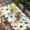 Green White, variant on Spring Butterfly Dragonfly Table Cloths for 5 Foot Rectangle Tables, Beige Botanical Floral Rustic Patio Waterproof Elastic Fitted Tablecloths, Washable Rectangular Table Cover for Camping