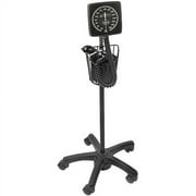 Sterling Floor-Type Latex-Free Clock Aneroid Sphygmomanometer, Adult
