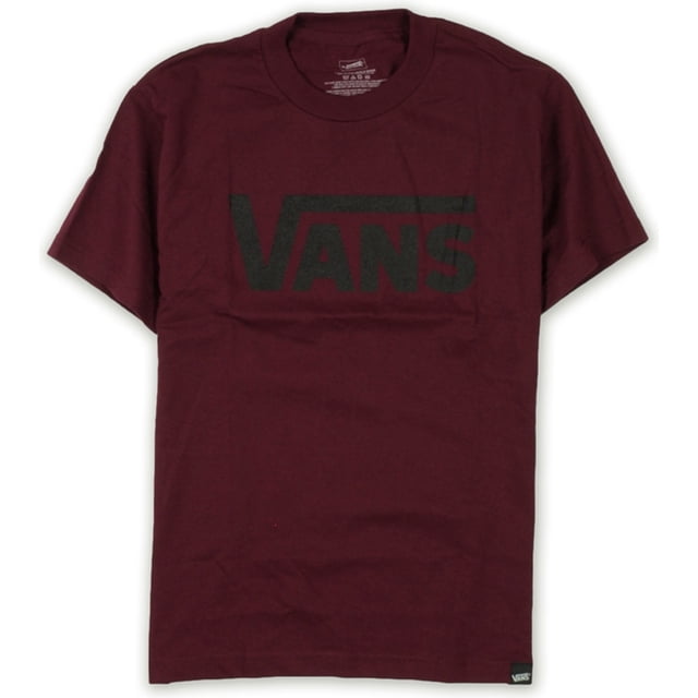 Vans Classic Logo Graphic playera para hombre, rojo, pequeño Vans Camiseta gráfica