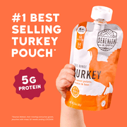 Serenity Kids Free Range Turkey Stage 2 Baby Food Organic Sweet Potato Pumpkin & Beet, 3.5oz Pouch