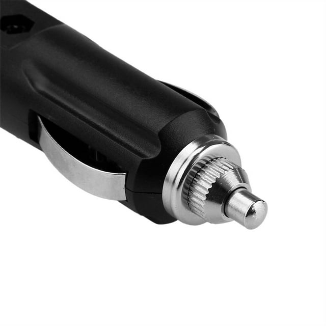 12v Male Car Socket Plug Connector 5A with LED & 12v Power with Electrical Input Clamps Solar Power Converter Plug Ac Car Adapter Converter to Plug in Cup Holder Power 12v-20a 12v Plug Male to Male