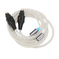 thumbnail image 3 of 2 Pin Sound Cable 4 Core Silver Plated Copper 3 in 1 Cable Replacement for HD650 HD660S HD6XX HD600 HD660 HD580, 3 of 5