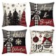 thumbnail image 1 of Juego de 4 fundas de almohada AVOIN Colorlife Christmas de 40 x 40 cm, 1 of 7