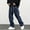 New Navy, variant on Men's Baggy Track Pants Sports And Casual Pants Solid Color Wide Leg Trousers Workout Joggers Pants