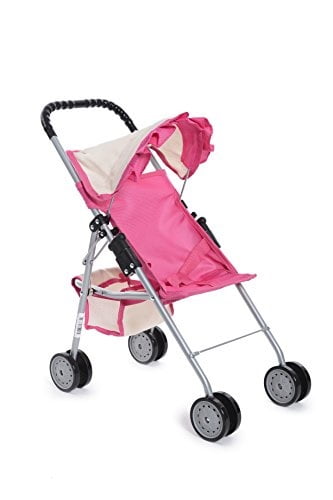 pink and white buggy