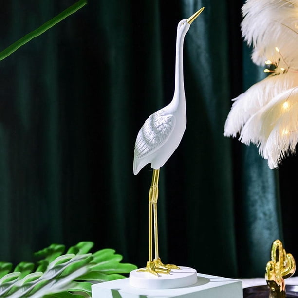 Adornos Decorativos De Grúa De Resina Colco Artesanías De Resina