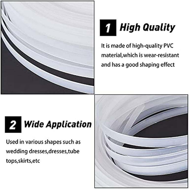 78254 Polyester & Plastic Boning Sewing Wedding Dress Fabric ,For