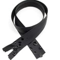 thumbnail image 2 of MebuZip 2 cremalleras impermeables de 29 pulgadas, color negro # 5, cremalleras impermeables separadoras a granel para coser a medida, manualidades, ropa, chaquetas, abrigos, impermeables (29 pulgadas, 2 of 3
