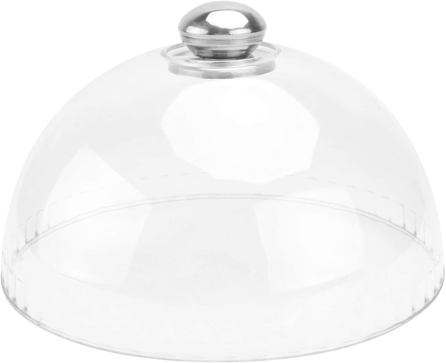 Round Clear Cake Dome Cake Display Stand Base Cover Serving Platter Cheese Dish Holder Cover