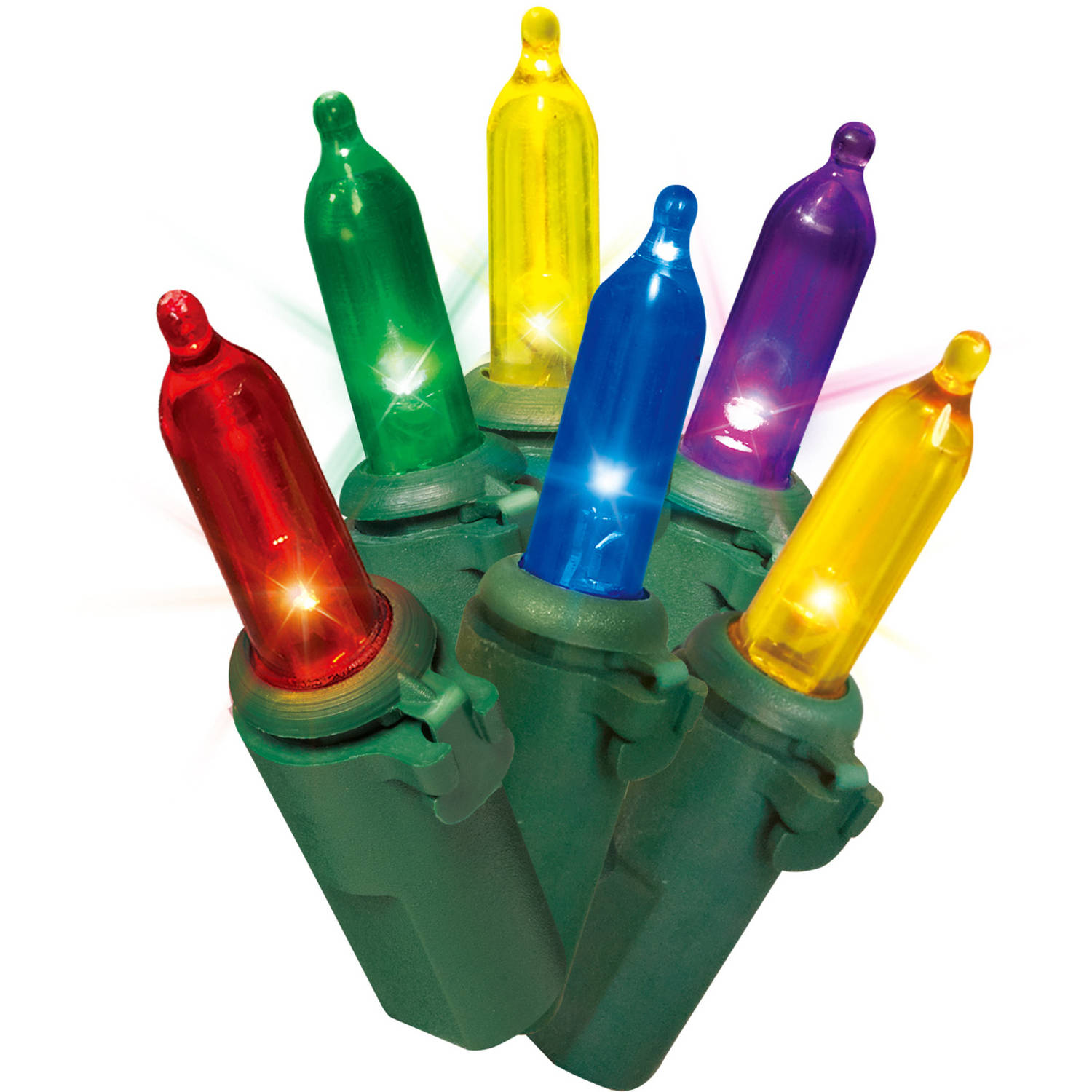 Holiday Time Incandescent-Style LED Christmas Lights Multi, 300 Count - Walmart.com - Walmart.com