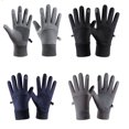 thumbnail image 3 of Guantes Cálidos De Invierno Pantalla Táctil Deportes Guantes A Prueba De Viento Guantes De Ciclismo Impermeables Y Antideslizantes Para Senderismo Y Esquí Vogacara OD016474-03, 3 of 6