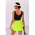 thumbnail image 3 of PINSPARK Womens Golf Skirt Elastic High Waist Tennis Skort Wide Waistband Sport Skirts Weightless Workout Skorts for Pickleball Workout Running, 3 of 9
