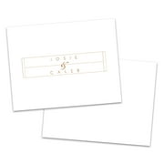 Personalized Gold Colored Box Couples Folded Note Card
