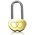thumbnail image 2 of Love Heart Lock Heart Padlocks Love You Forever Letters Double Hearts Ornament, 2 of 12