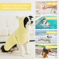 thumbnail image 7 of Pet Bathrobe, Towel For Dogs And Cats, Super Absorbent, Cute Dog Bath Towel, Hooded Coat, Adjustable Collar And Belly Strap, XS To XL, 7 of 7