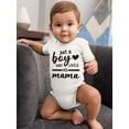 thumbnail image 2 of Just A Boy Who Loves His Mama Bodysuit Infant -Smartprints Designs,  24 Months, 2 of 4