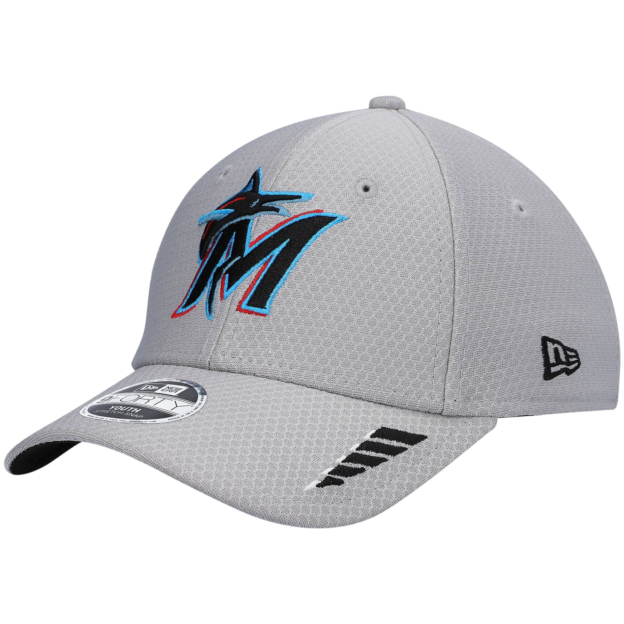 Miami Marlins New Era Youth Rush 9FORTY 