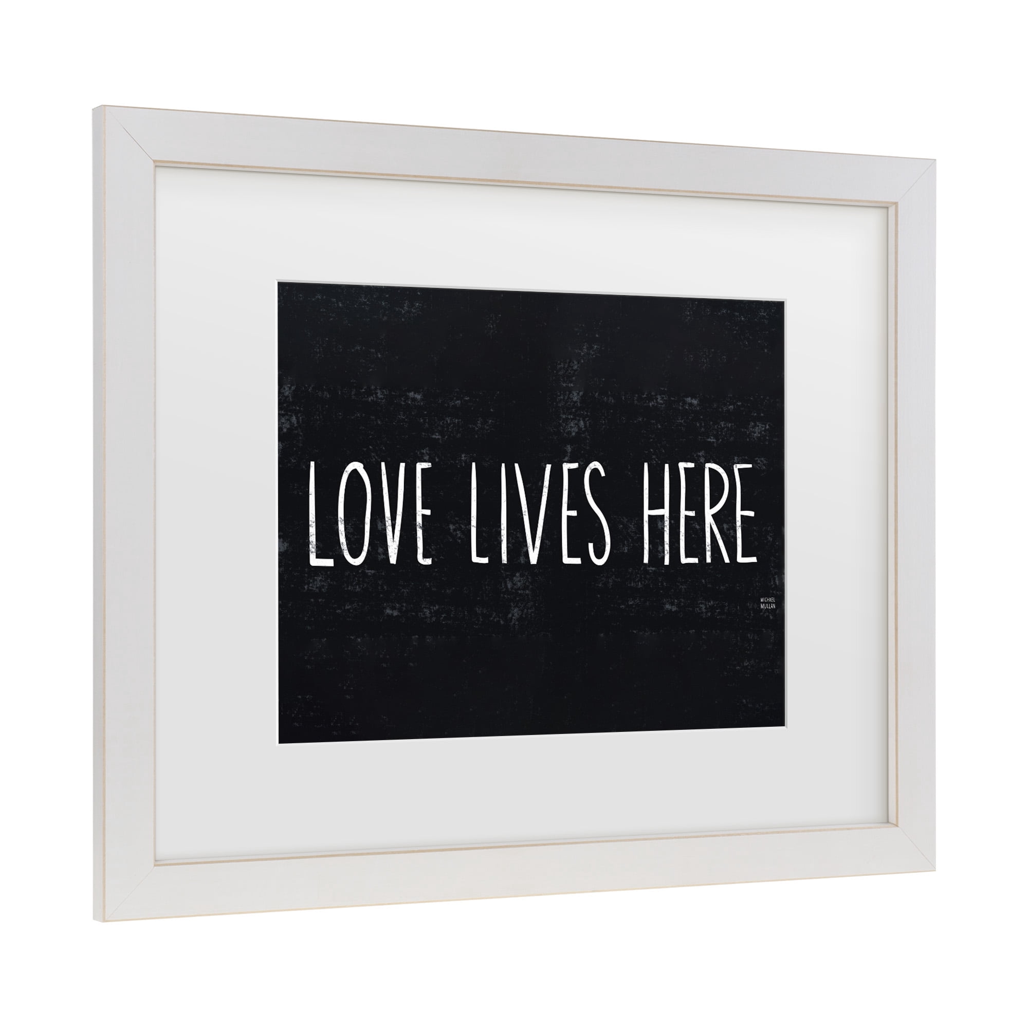 Trademark Fine Art 'Love Lives Here' Canvas Art by Michael Mullan