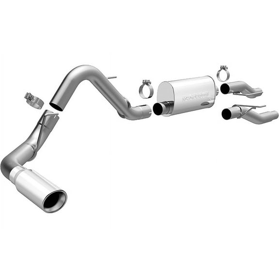 MagnaFlow SYS C/B 09 F-150 EC-CC/SB single Fits select: 2004-2010 FORD F150, 2006-2008 LINCOLN MARK LT