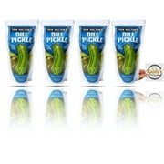 Van Holten Jumbo Dill Pickle-In-A-Pouch - (4-Pack) With Card