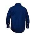 thumbnail image 4 of Flame Resistant Welding FR Shirt - 100% C - Light Weight - 7 oz (Large, Royal Blue), 4 of 6