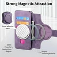 thumbnail image 4 of Removable Magnetic Wallet Case Gift compatible iPhone 15 Men Women, RFID Blocking Material Retro Folio Flip Leather Case with 3 Card Slots, 4 of 5