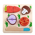 thumbnail image 1 of Juego de comida, juego de tabla de cortar, juego de frutas para cortar madera, frutas, verduras, postre, juego de cocina, juguetes educativos para niños preescolares, niños pequeños, niños y niñas (tomates) Sincero Electrónica, 1 of 3