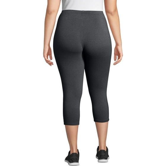 Just My Size Just My Size Women's Plus Size Stretch Jersey Capri Legging