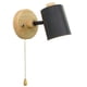 thumbnail image 2 of Accesorios de iluminación de pared Pantalla de lámpara Pantalla de lámpara de candeliere, Soporte direccional interior ajustable para cocina Vestíbulo Interruptor de cremallera negro Colco Pantalla de lámparas de pared, 2 of 8