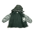 thumbnail image 3 of ZeroXposur Boy's Fleece Lined Winter Puffer Coat With Hood, Black/Camo (10/12), 3 of 3