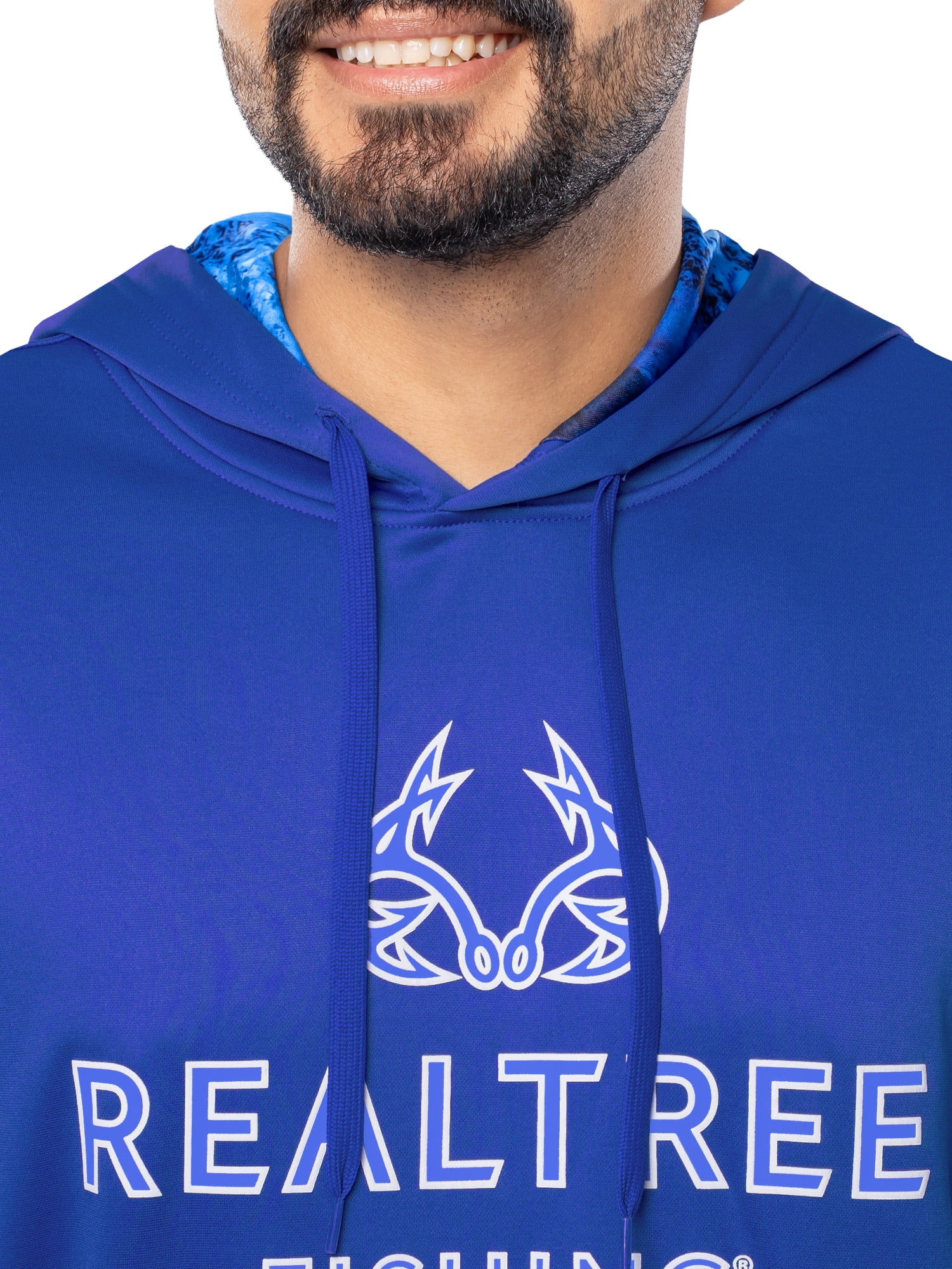 Realtree Fishing Men's Logo Performance Hoodie, Size S-4XL