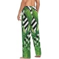 thumbnail image 6 of FREEAMG Men's Pajama Pants with Pockets Sleepwear Lounge Pants Stretch Casual Tropical Palm Leaves Jungle Plant, 6 of 7