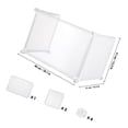 thumbnail image 2 of unbranded 3Ud Protector Para Escritorio Transparente De Material Resistente Con Barrera Portátil Antisalpicaduras, 2 of 8