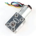 thumbnail image 4 of LYUMO Worm Gear Box,DC Motor,DC 12V High Torque Worm Geared Motor Reduction Motor with Encoder Srong Self-locking, 4 of 6