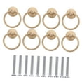 thumbnail image 5 of LABSERRON 10Pcs Golden Zinc Alloy Cabinet Door Hardware for Kitchen Furniture 1.97X1.65X0.98in, 5 of 8