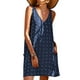 thumbnail image 1 of Vestido playero con escote en V para mujer, informal, de verano, con lunares, para playa, para mujer, de gran durabilidad, 1 of 2