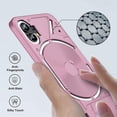 thumbnail image 5 of Compatible with Nothing Phone 1 Case Shockproof Hard Matte Nothing Phone 1 Phone Case 3 in 1 Ultra Thin Protective Case (Nothing Phone 1, Pink), 5 of 14