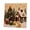 J001- Black (A), variant on Christmas Decorations for Home, Pearl Painting Kit, Christmas Diamond Painting for Adults, Pearl Diamond Art, 12X12 Inch 3D Beaded Pearl Christmas Cottage Scene Square Wall Art
