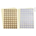 thumbnail image 6 of Omeite 30 Sheets Self Adhesive Sticky Color Coding Labels Removable Small Circle Dot Stickers for Classroom Organization Decorations Yard Sale Calendar Planner - 19mm (Golden+Silver), 6 of 6