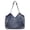 浅蓝色, variant on Denim Tote Bags with Chain Strap, Large Capacity Jean Bag for Women, Female Trendy Canvas Shoulder Bag for Work & Shopping