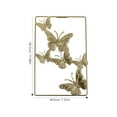 thumbnail image 2 of UNOMOR Elegant Butterfly Wall Decoration Metal Home Decor Iron 1Set, 2 of 8
