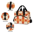 thumbnail image 3 of FORMRS Reusable Lunch Bag for Work School Leakproof Insulated Cooler with Adjustable Shoulder Strap, Beige Geometric Circles, 3 of 6