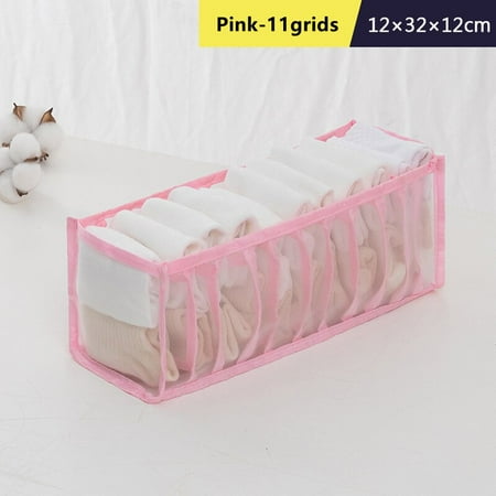 

Underwear Storage Organizer Box Foldable Bra Socks Storage Container Closet Clothes Organizer Home Cabinet Drawer Divider 2022