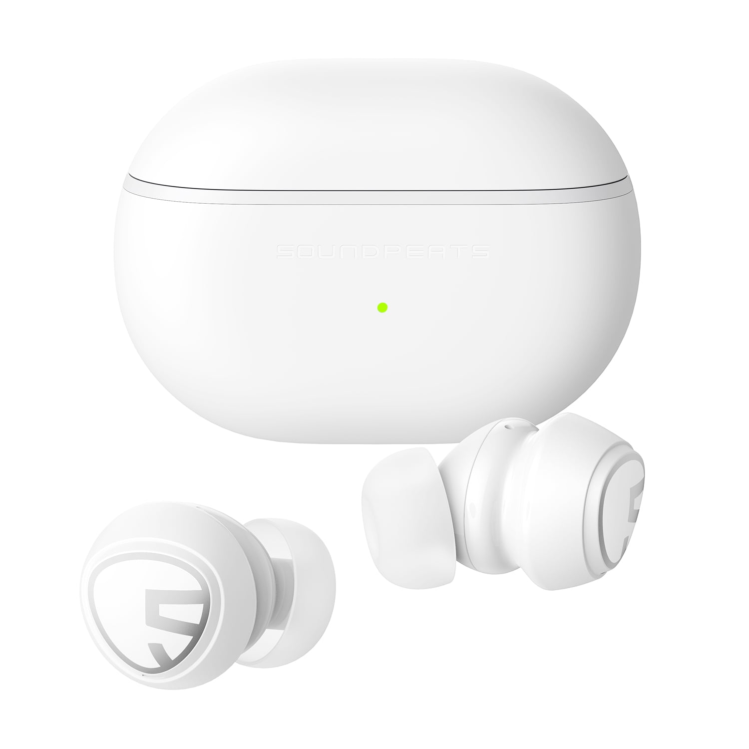 SOUNDPEATS Mini Pro ANC Wireless Earbuds Bluetooth Headphones in-Ear Stereo Earphones,White